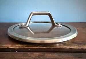 CALPHALON 7 1/2” Stainless Steel/Glass Lid